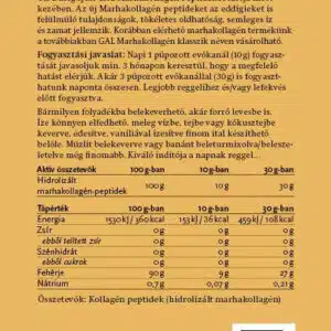 GAL Marhakollagén Peptidek - Argentin - 300g GAL Marhakollagén Peptidek - Argentin - 300g