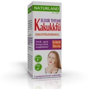 Naturland Elixir Thymi cukormentes kakukkfű szirup - 150ml