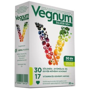 Vegnum Silver 50+ kapszula - 30db