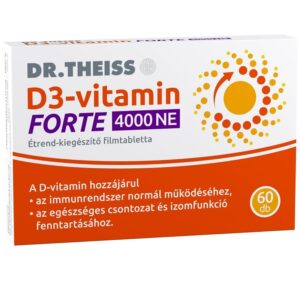 Dr. Theiss D3-vitamin Forte 4000NE filmtabletta - 60db