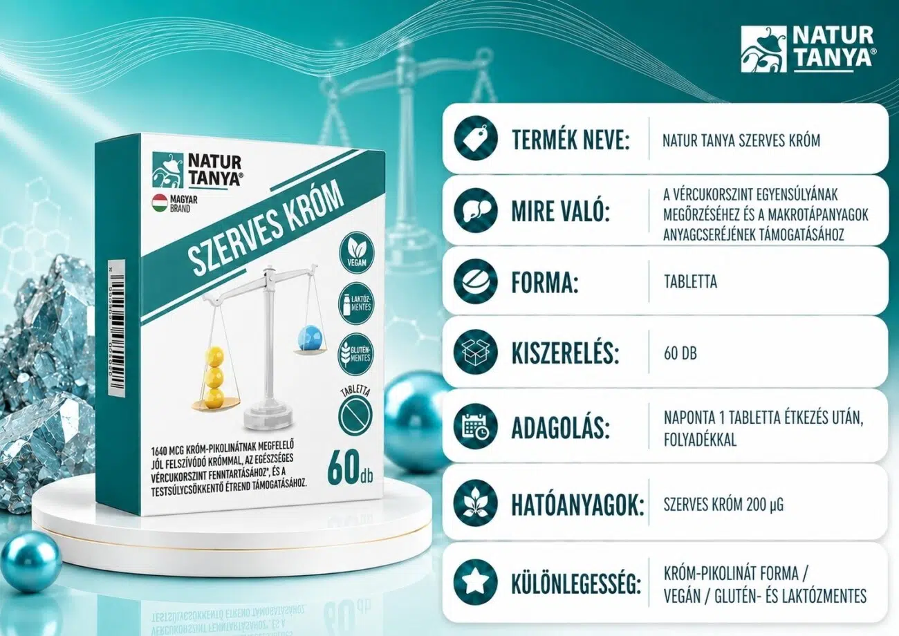 Natur Tanya Szerves króm tabletta