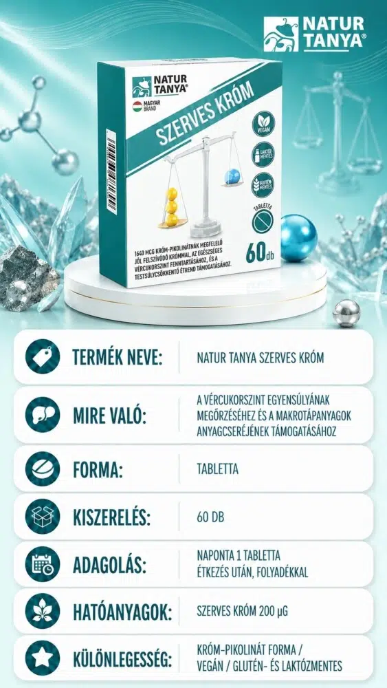 Natur Tanya Szerves króm tabletta
