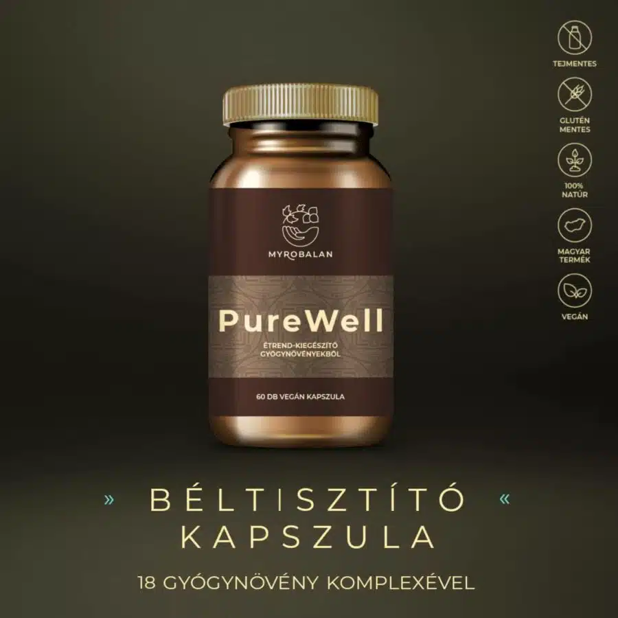 Myrobalan PureWell béltisztító kapszula - 60db Myrobalan PureWell béltisztító kapszula - 60db