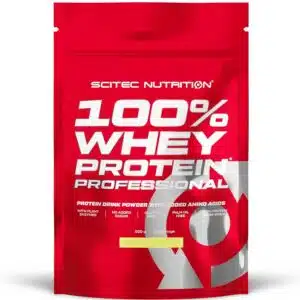 Scitec Nutrition 100% Whey Protein Professional eper-fehércsokoládé - 500g