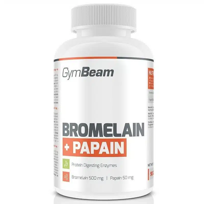 GymBeam Bromelian Papain kapszula - 90db GymBeam Bromelian Papain kapszula - 90db