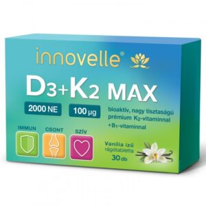 Innovelle D3+K2 Max 2000NE rágótabletta - 30db