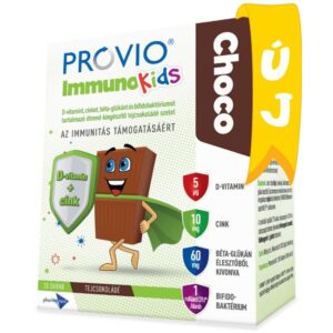 Provio Immuno Kids Choco D-vitamin+Cink szelet - 20db