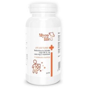 Mycolife Life 100 Turbo Bodorrózsa és Shiitake C+D vitaminnal - 30db