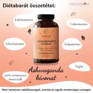 Organiqa Ashwagandha kivonat kapszula - 60db - Image 2