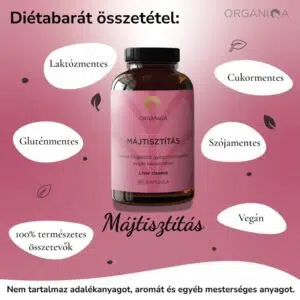 Organiqa Májtisztítás kapszula - 60db - Image 2