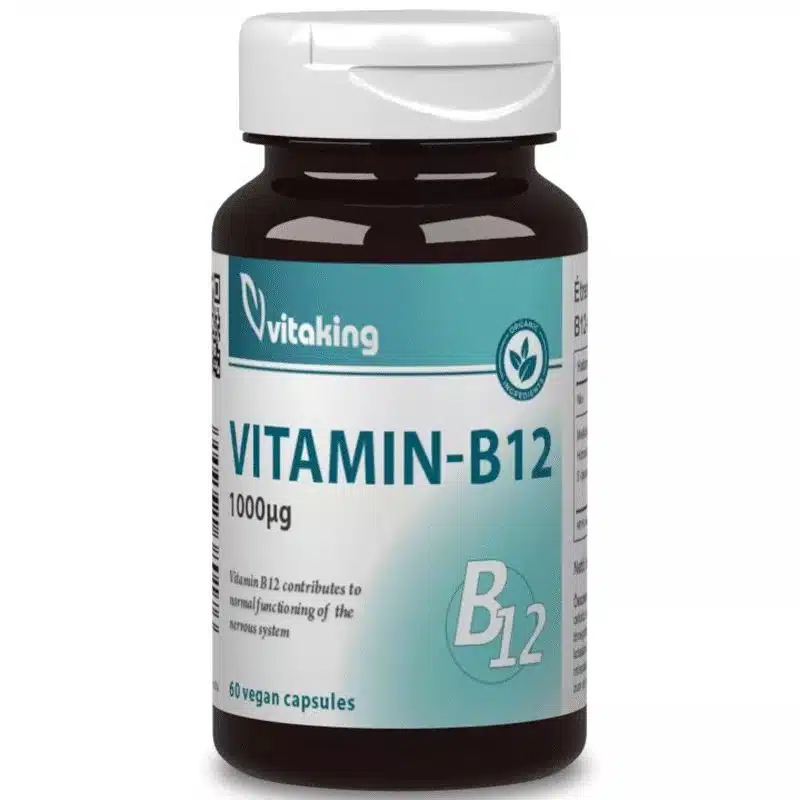 Vitaking B12-vitamin 1000mcg kapszula - 60db Vitaking B12-vitamin 1000mcg kapszula - 60db