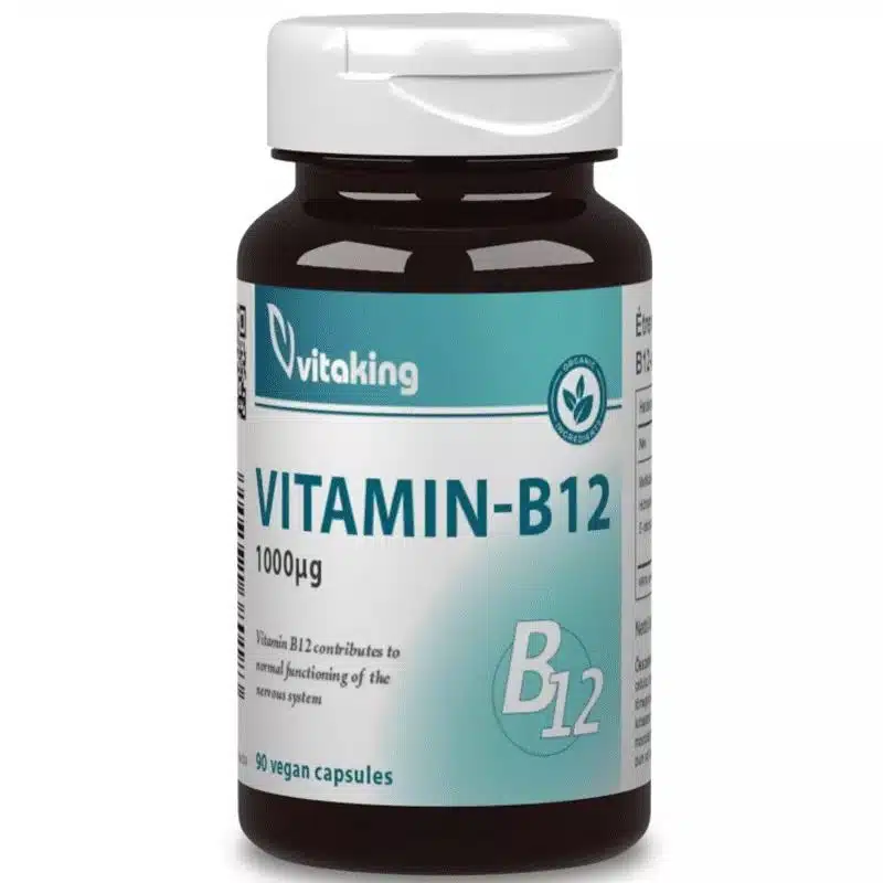 Vitaking B12-vitamin 1000mcg kapszula - 90db Vitaking B12-vitamin 1000mcg kapszula - 90db