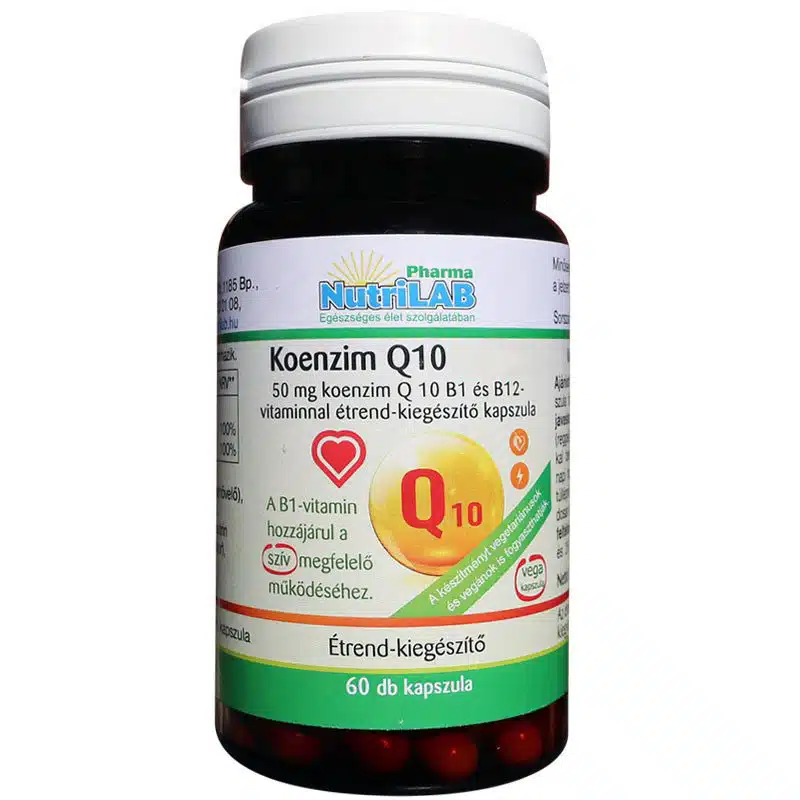Nutrilab Koenzim Q10 kapszula - 60db Nutrilab Koenzim Q10 kapszula - 60db