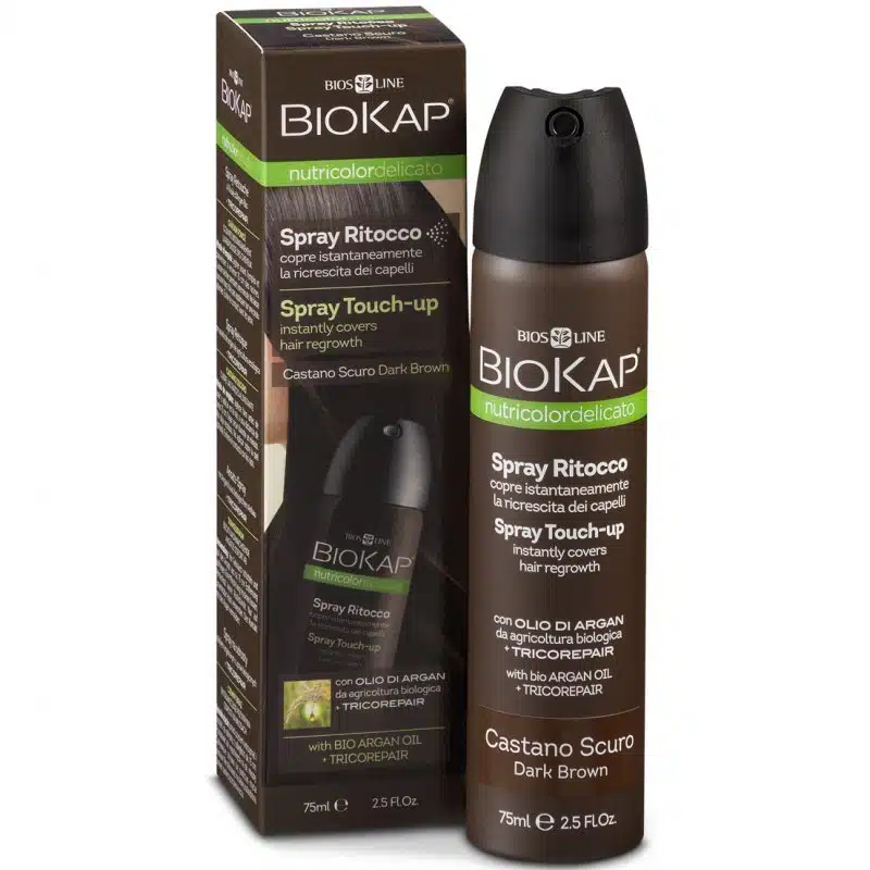 Biokap Nutricolor Hajtőszínező spray - sötétbarna - 75ml Biokap Nutricolor Hajtőszínező spray - sötétbarna - 75ml