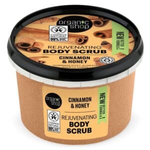 Organic Shop Megújító testradír fahéjjal és mézzel - 250ml