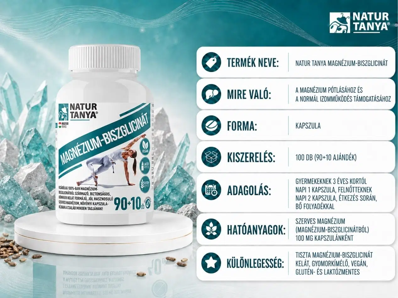 Natur Tanya Magnézium-Biszglicinát kapszula