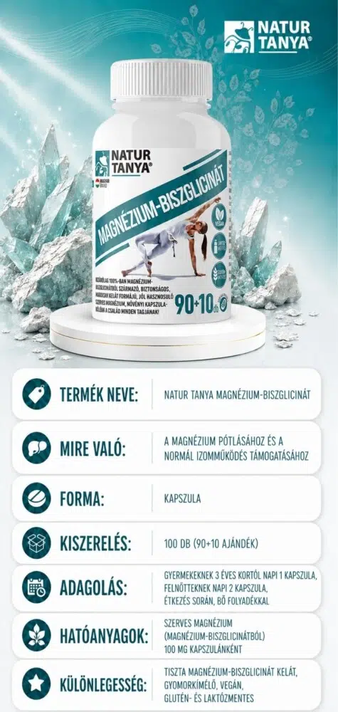 Natur Tanya Magnézium-Biszglicinát kapszula