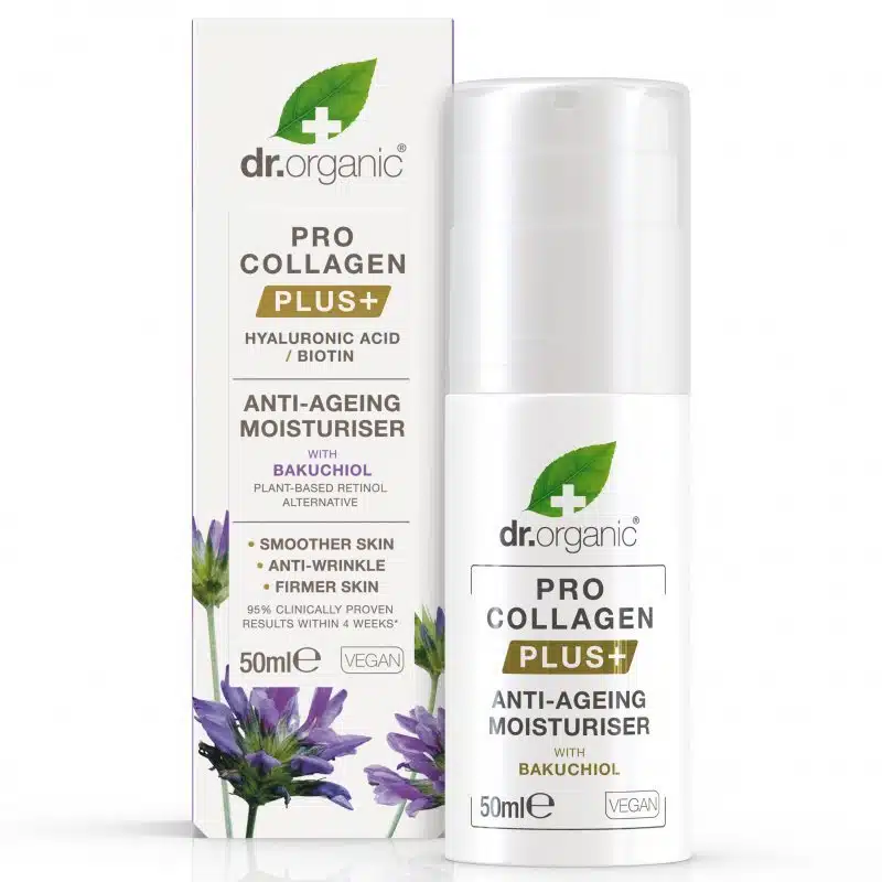 Dr. Organic Pro Collagen Anti-Aging hidratáló arckrém Bakuchiollal - 50ml Dr. Organic Pro Collagen Anti-Aging hidratáló arckrém Bakuchiollal - 50ml