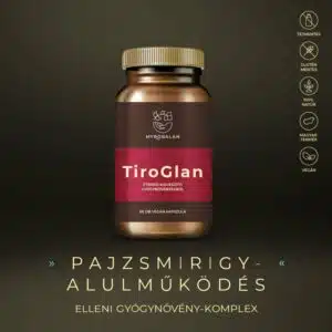 Myrobalan TiroGlan Pajzsmirigy-alulműködés elleni kapszula - 60db Myrobalan TiroGlan Pajzsmirigy-alulműködés elleni kapszula - 60db