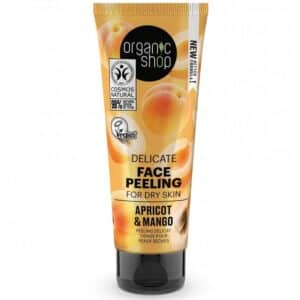 Organic Shop Kisimító arckrém sárgabarackkal és mangóval - 50ml