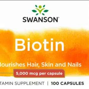Swanson Biotin (B7-vitamin) kapszula - 100 Swanson Biotin (B7-vitamin) kapszula - 100