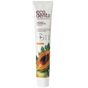 Ecodenta Minősített fehérítő bio fogkrém papajával - 75ml