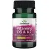 Swanson D3+K2-vitamin kapszula - 60db