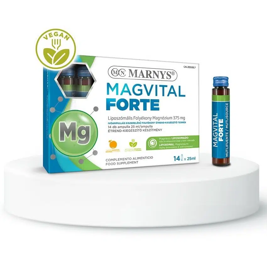 Marnys Magvital Forte Liposzomális folyékony magnézium - 14x25ml Marnys Magvital Forte Liposzomális folyékony magnézium - 14x25ml
