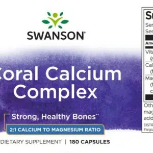 Swanson Coral Calcium Complex kapszula - 180 Swanson Coral Calcium Complex kapszula - 180