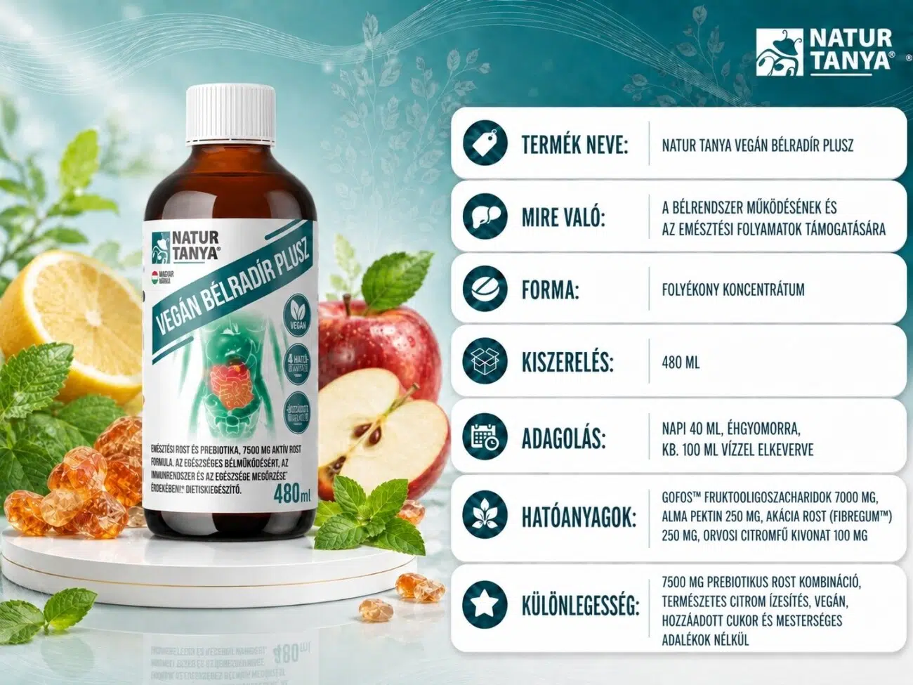 Natur Tanya Vegán Articsóka kapszula
