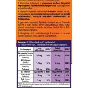 BioCo SULI vitamin rágótabletta - 90db - Image 2 BioCo SULI vitamin rágótabletta - 90db - Image 2