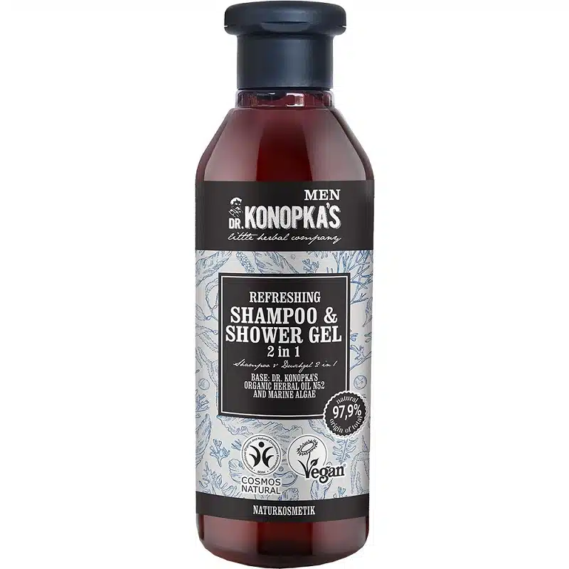 Dr. Konopka's MEN Frissítő 2 az 1-ben sampon és tusfürdő gél - 280ml Dr. Konopka's MEN Frissítő 2 az 1-ben sampon és tusfürdő gél - 280ml