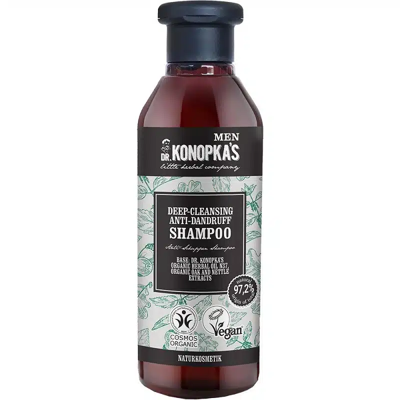 Dr. Konopka's MEN Mélytisztító korpásodás elleni sampon - 280ml Dr. Konopka's MEN Mélytisztító korpásodás elleni sampon - 280ml