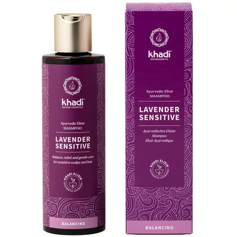 Khadi Levander Sensitive sampon ayurvédikus elixírrel - 200ml Khadi Levander Sensitive sampon ayurvédikus elixírrel - 200ml