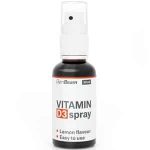 GymBeam D3-vitamin citrom ízű spray - 30ml