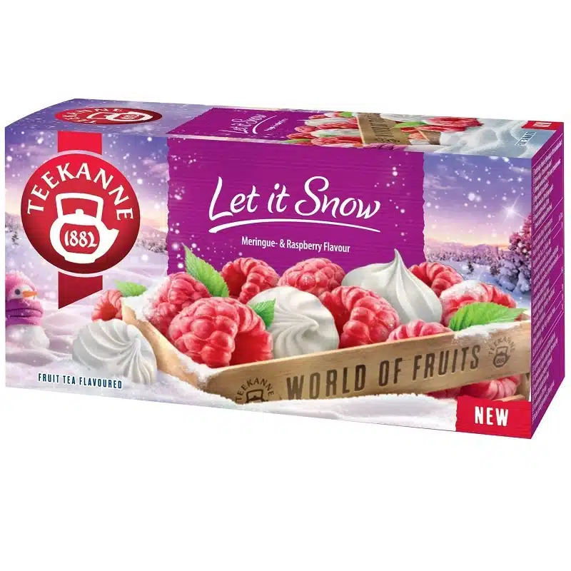 Teekanne Let it snow málna&habcsók tea - 20 filter Teekanne Let it snow málna&habcsók tea - 20 filter
