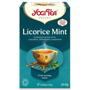Yogi Bio Édesgyökér tea mentával - 17 filter