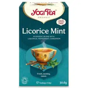 Yogi Bio Édesgyökér tea mentával - 17 filter
