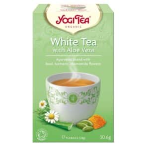 Yogi Bio Fehér tea aloe verával - 17 filter
