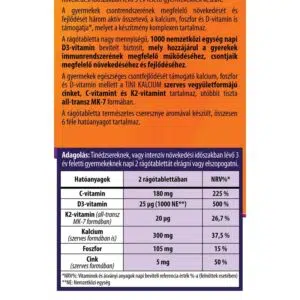 BioCo TINI-KALCIUM rágótabletta - 90db - Image 2