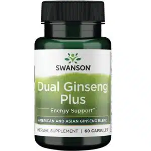 Swanson Dual Ginseng (Ginzeng) Plus kapszula - 60db