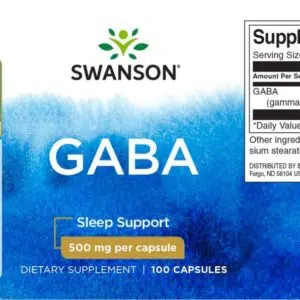 Swanson GABA kapszula - 100 Swanson GABA kapszula - 100
