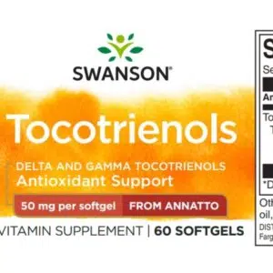 Swanson Tocotrienols - antioxidáns lágyzselatin kapszula - 60
