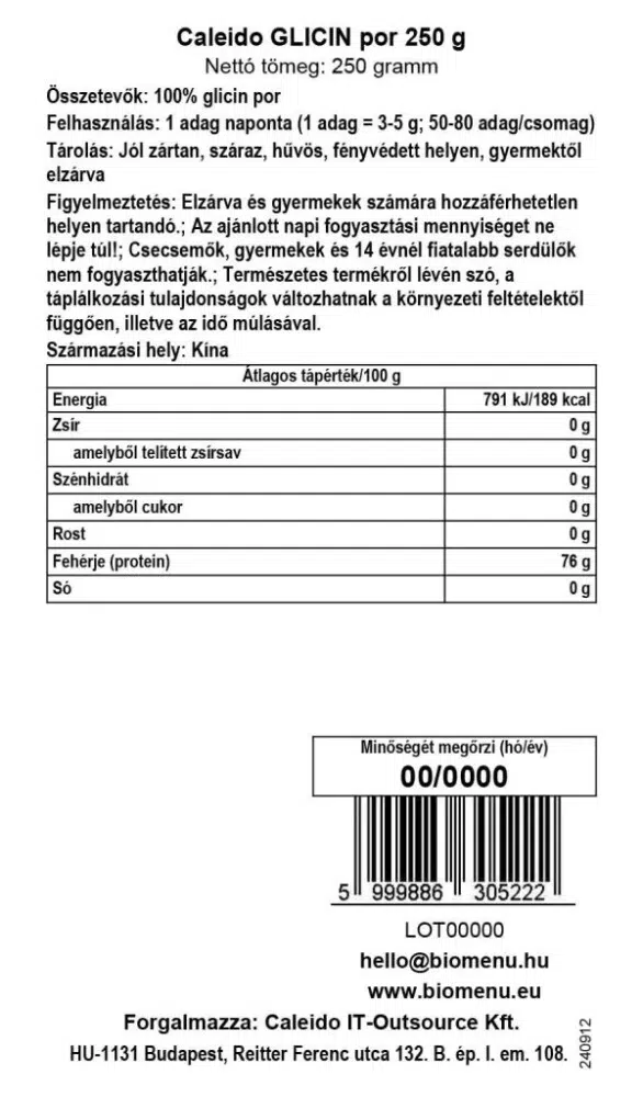 Caleido Glicin por - 250g - Image 3 Caleido Glicin por - 250g - Image 3