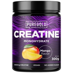 Pure Gold Creatine Monohydrate mangó ízű italpor - 300g