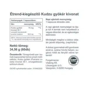 Vitaking Kudzu gyökér kivonat kapszula