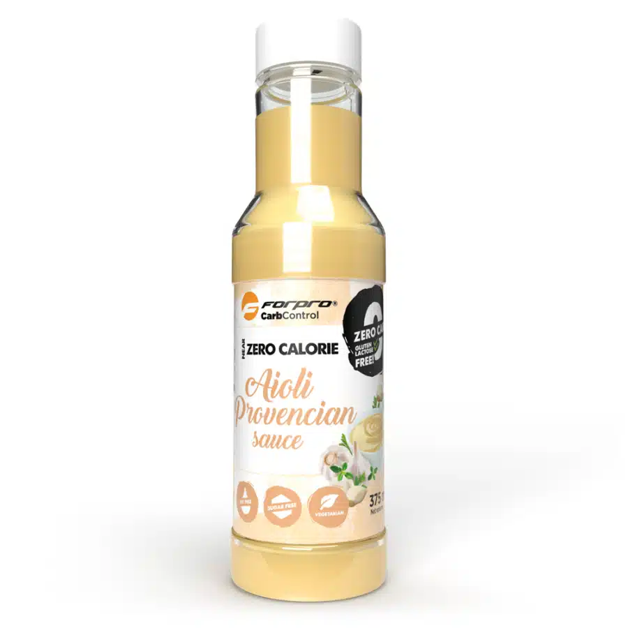Forpro NEAR ZERO Calorie Sauce - Aioli Provencian szósz - 375ml Forpro NEAR ZERO Calorie Sauce - Aioli Provencian szósz - 375ml