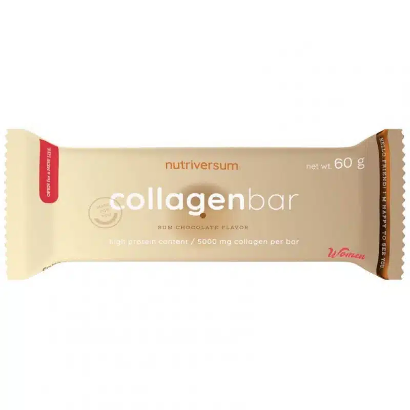 Nutriversum WOMEN Collagen Bar Rumos csokoládé - 60g Nutriversum WOMEN Collagen Bar Rumos csokoládé - 60g