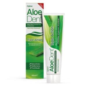 Optima AloeDent Triple Action Teafa + Q10 + Aloe Vera fogkrém - 100ml
