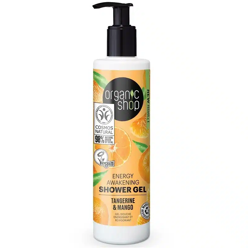 Organic Shop Energy tusfürdő mandarin és mangó - 280ml Organic Shop Energy tusfürdő mandarin és mangó - 280ml